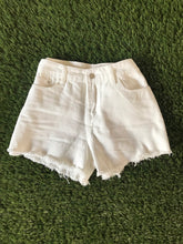 Load image into Gallery viewer, White Denim Jean Shorts