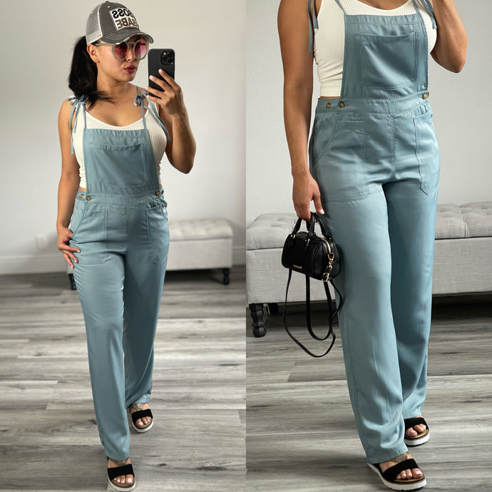 Natural Sights Cadet Blue Overalls