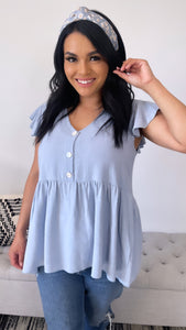 Babydoll Linen Top