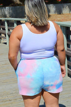 Load image into Gallery viewer, Tie Dye Printed Waffle Shorts