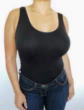 Load image into Gallery viewer, Black Seamless Tank Top