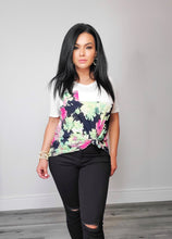 Load image into Gallery viewer, Honeyme Floral Short Sleeve Top