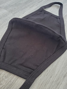 Black Washable Cotton Mask