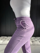 Load image into Gallery viewer, Fleece Sweatpants Lilac Gray