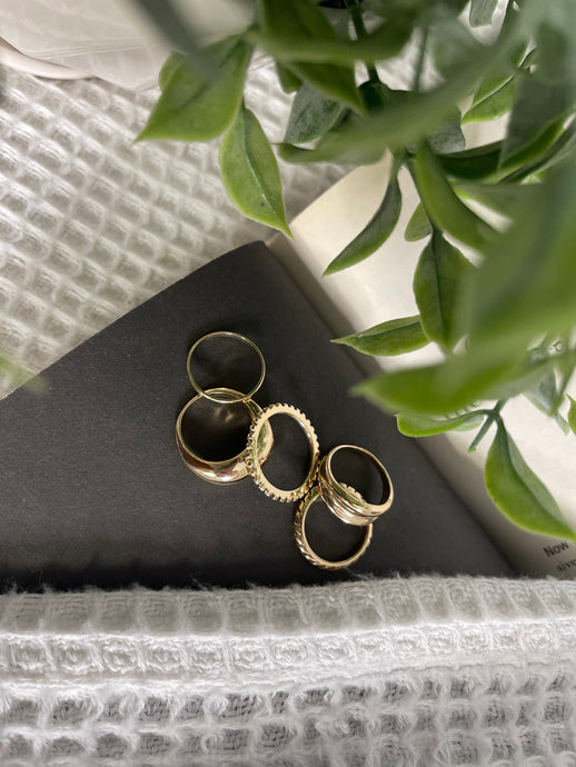 Gold Ring Set