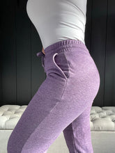 Load image into Gallery viewer, Fleece Sweatpants Lilac Gray