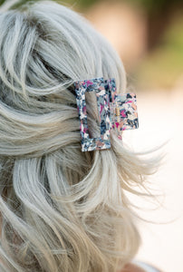 Marble Hair Claw Clip