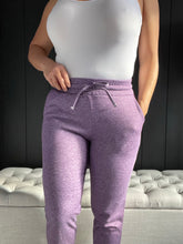 Load image into Gallery viewer, Fleece Sweatpants Lilac Gray