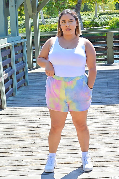 Tie Dye French Terry Shorts