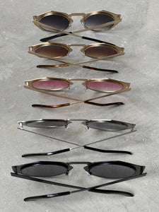 Geometric Metal Sunglasses