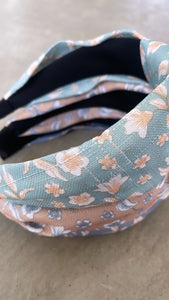 Floral Print Knotted Headband