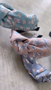 Floral Print Knotted Headband